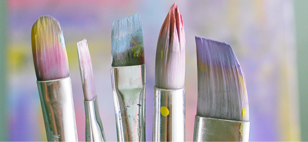 photo of paintbrushes