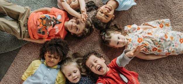 photo of a group of children