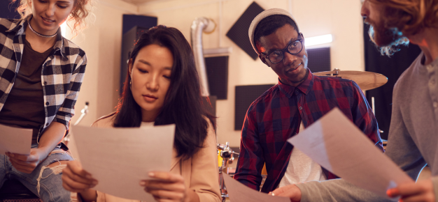 photo of people writing