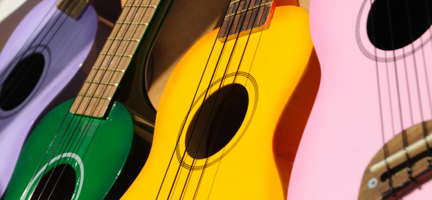 photo of ukuleles