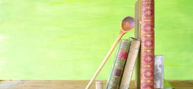 photo of cookbooks